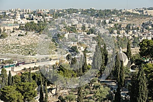 Jerusalem, view of the old city