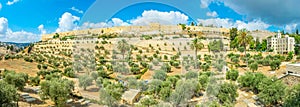 Jerusalem viewed from the mount of olives, Israel