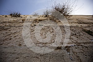 Jerusalem western wall in holiday season rosh hashana and yom kipur