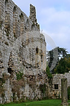 Jervaulx Abbey, East Witton, near Ripon, North Yorkshire,, England UK