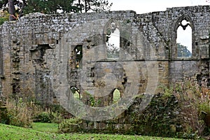 Jervaulx Abbey, East Witton, near Ripon, North Yorkshire,, England UK