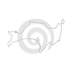 Jervis Bay Territory outline map