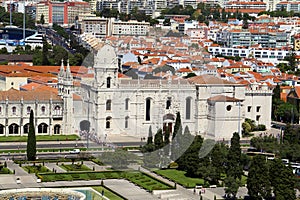 The JerÃ³nimos Monastery in Lisbon, Portugal