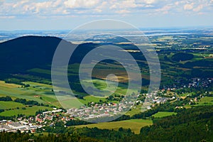 Jeseniky mountains landscape