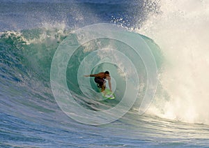Jesse Merle Jones Surfing at Backdoor