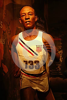 Jesse Owens Wax Figure