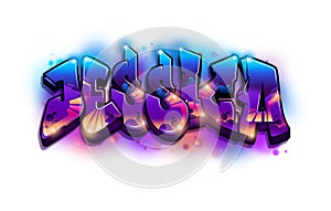 Jessica Graffiti Name