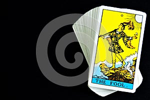 Jester, the Tarot card is a man dressed as a jester.  Represents immaturity, carelessness, stupidity in behavior, words, actions,