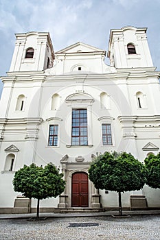 Jesuit church in Skalica, Slovak republic, religious architecture