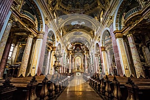 Jesuit church in Vienna Austria