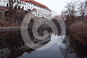 Jesuit dormitory in Cesky Krumlov. Czech republic