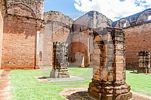 Jesuit mission ruins Jesus de Tavarangue, Paraguay