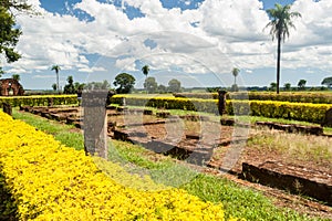 Jesuit mission ruins Jesus de Tavarangue, Paraguay