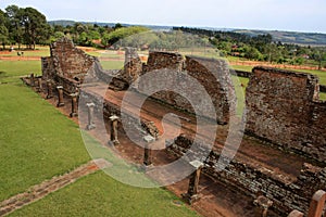 Jesuit mission Ruins in Trinidad, Paraguay