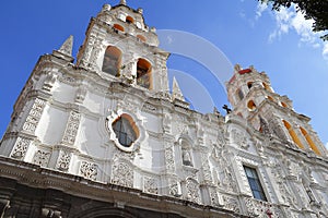 Jesuit temple of la compania de jesus in puebla city II