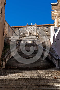 Jesuits staircase in Dubrovnik, Croatia. Walk of shame staircase photo