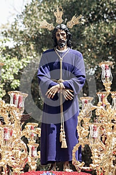 Jesus captive of St. Genevieve, Easter in Seville