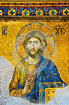 Jesus Christ - ancient mosaic