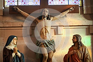 Jesus Christ in a church