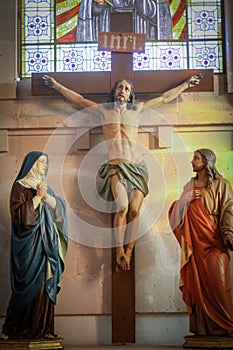 Jesus Christ in a church photo