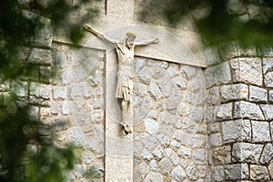 Jesus Christ on the Cross as the Symbol of Sacrifice and Faith