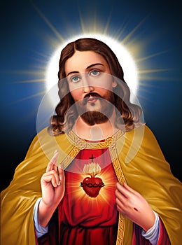 Jesus Christ Divine Mercy of Sacred Heart