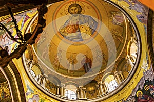 Jesus Christ Dome Crusader Church Holy Sepulchre Jerusalem Israel