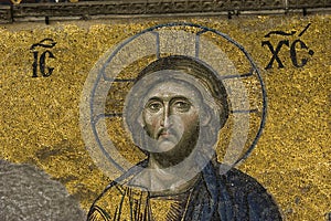 Jesus Christ in Hagia Sophia photo