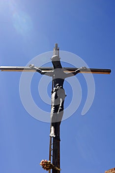 Jesus Christ hanging on cross