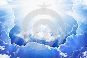 Jesus Christ in heaven photo