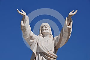 Jesus christ marble statue