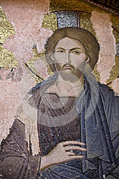 Jesus Christ mosaic in Chora Church