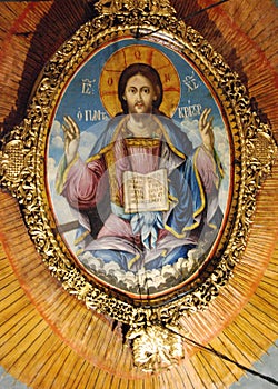 Jesus Christ, Orthodox fresco