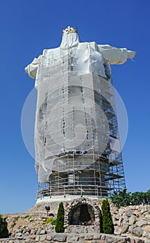 Jesus Christ the Redeemer statue in Swiebodzice, Poland