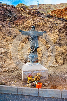 Jesus Christ the Reedemer statue in Tenerife, Canary Islands photo