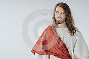 Jesus Christ in robes photo