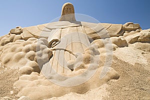 Jesus Christ Sand Sculpture