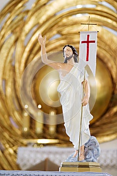 Jesus Christ sculpture in Cath