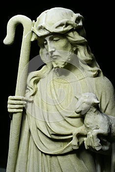 Jesus Christ Shepherd Statue