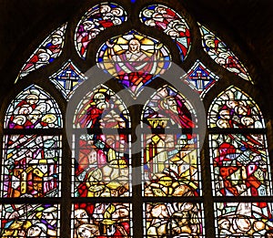 Jesus Christ Stained Glass New Cathedral Nieuwe Kerk Delft Netherlands