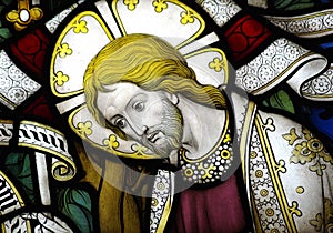 Jesus Christ stained glass