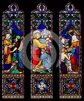 Jesus Christ Stained Glass Window