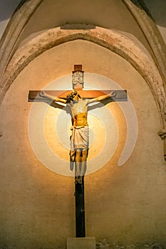 Jesus Christ statue in church in Vienna