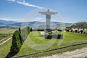 Jesus Christ statue, Rio de Klin, Orava region, Slovakia
