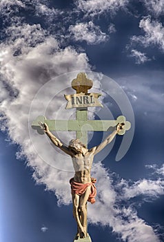 Jesus on the cross photo