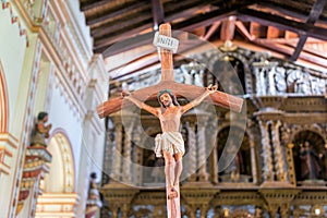 Jesus on the Cross in San Ramon, Bolivia photo