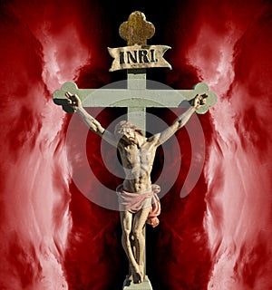 Jesus Christ INRI saviour photo