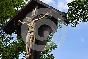 jesus crucifix on wayside