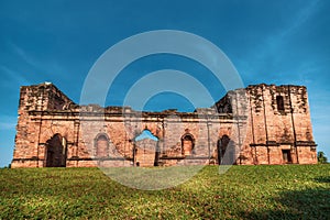 Jesus de Taverangue, Paraguay - Former Church of the Jesuit Mission Ruins at Jesus de Taverangue UNESCO World Heritage