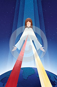 Jesus Divine Mercy love the earth protect the earth Jesus grace merciful and compassion